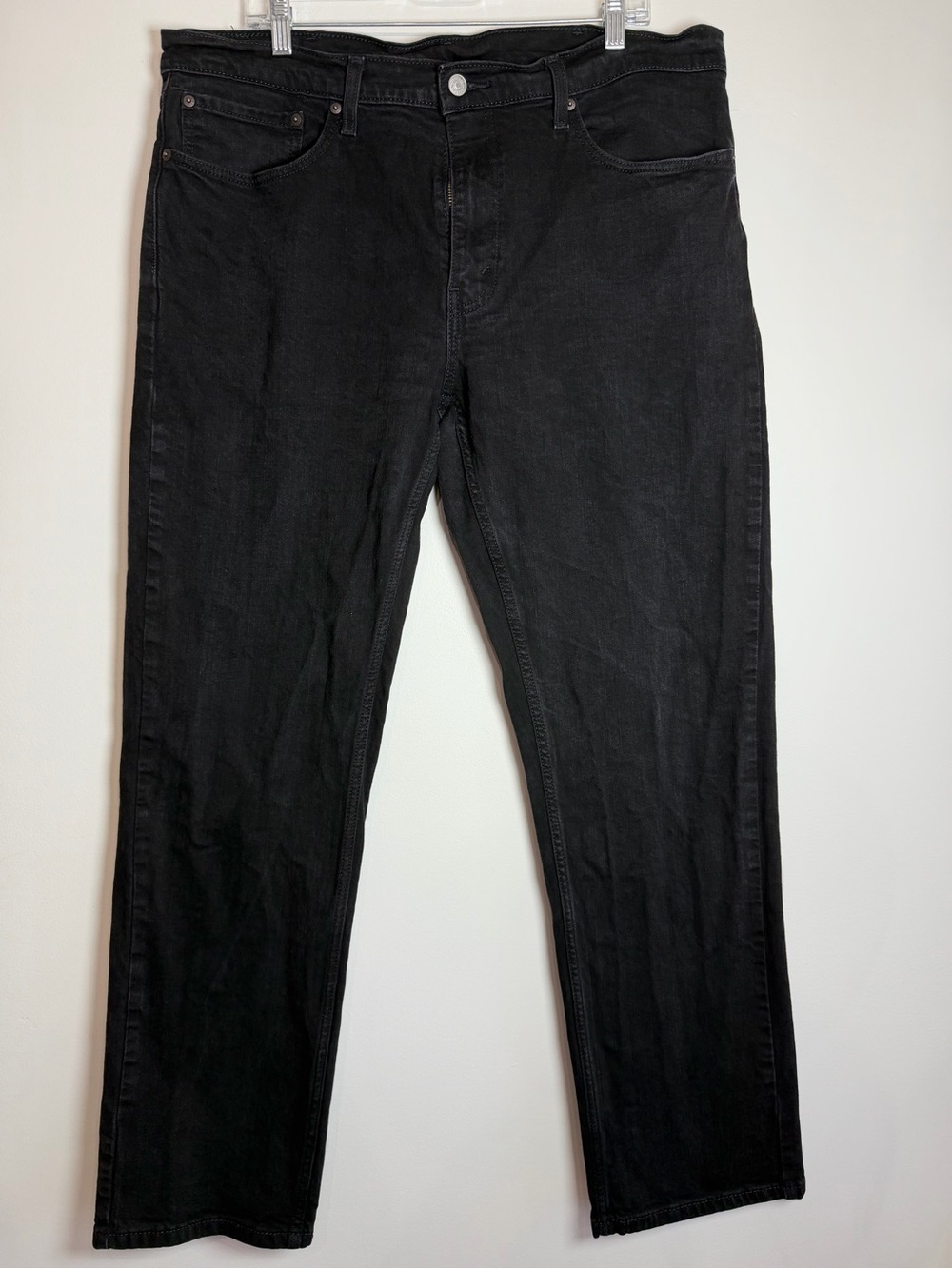 Levi’s 559 Relaxed Straight Black Jeans Men 38x34 32" Inseam